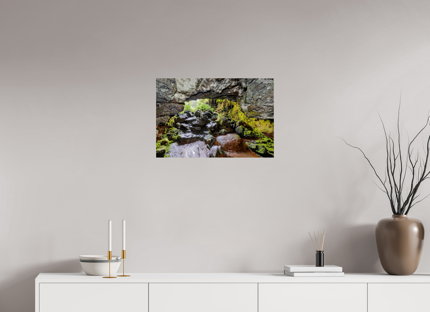 23.7 x 16″, Print with Aluminum Backing and Glossy Lamination Threshold of Adventure
