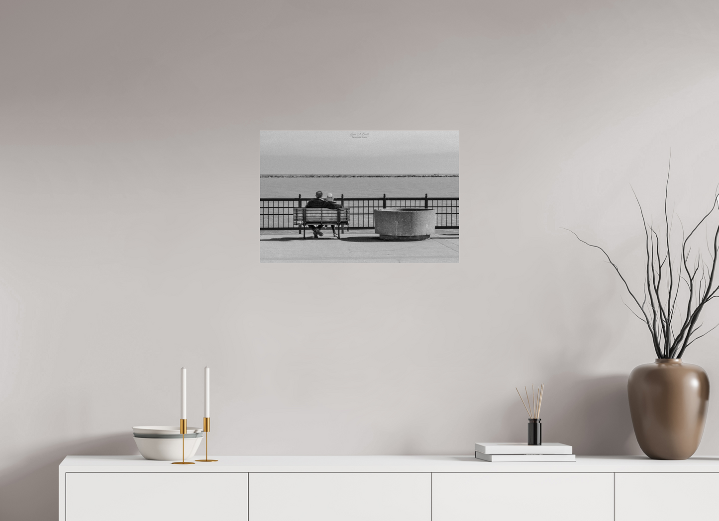 24 x 16″, Photo Print Under Acrylic Glass (15A) Lovers in Chicago