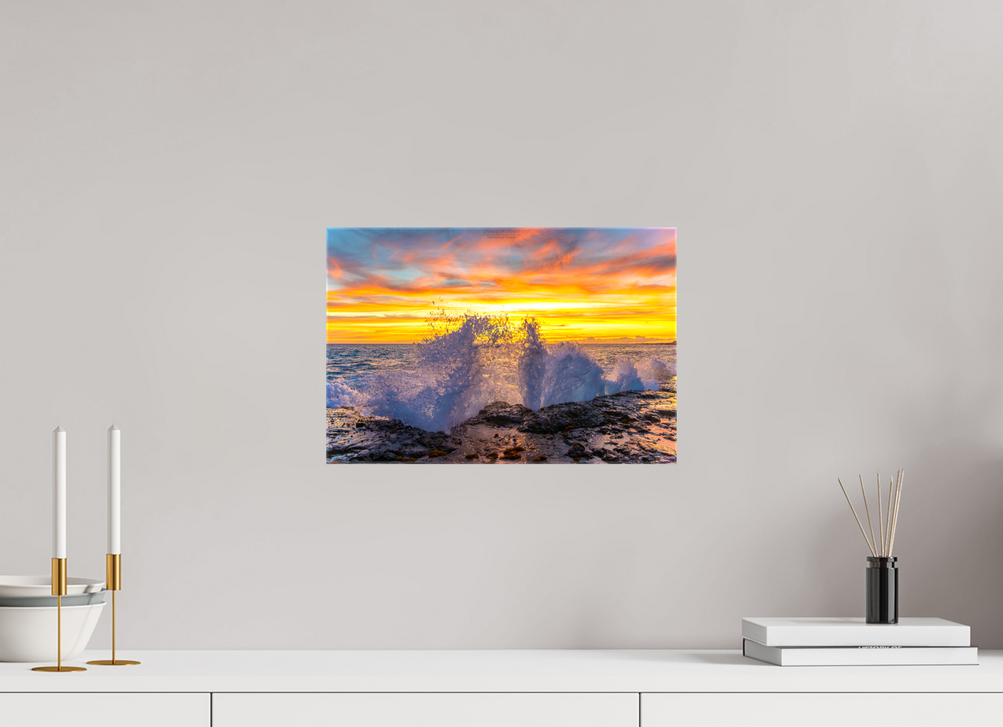 (05B) Crashing Waves at Sunset