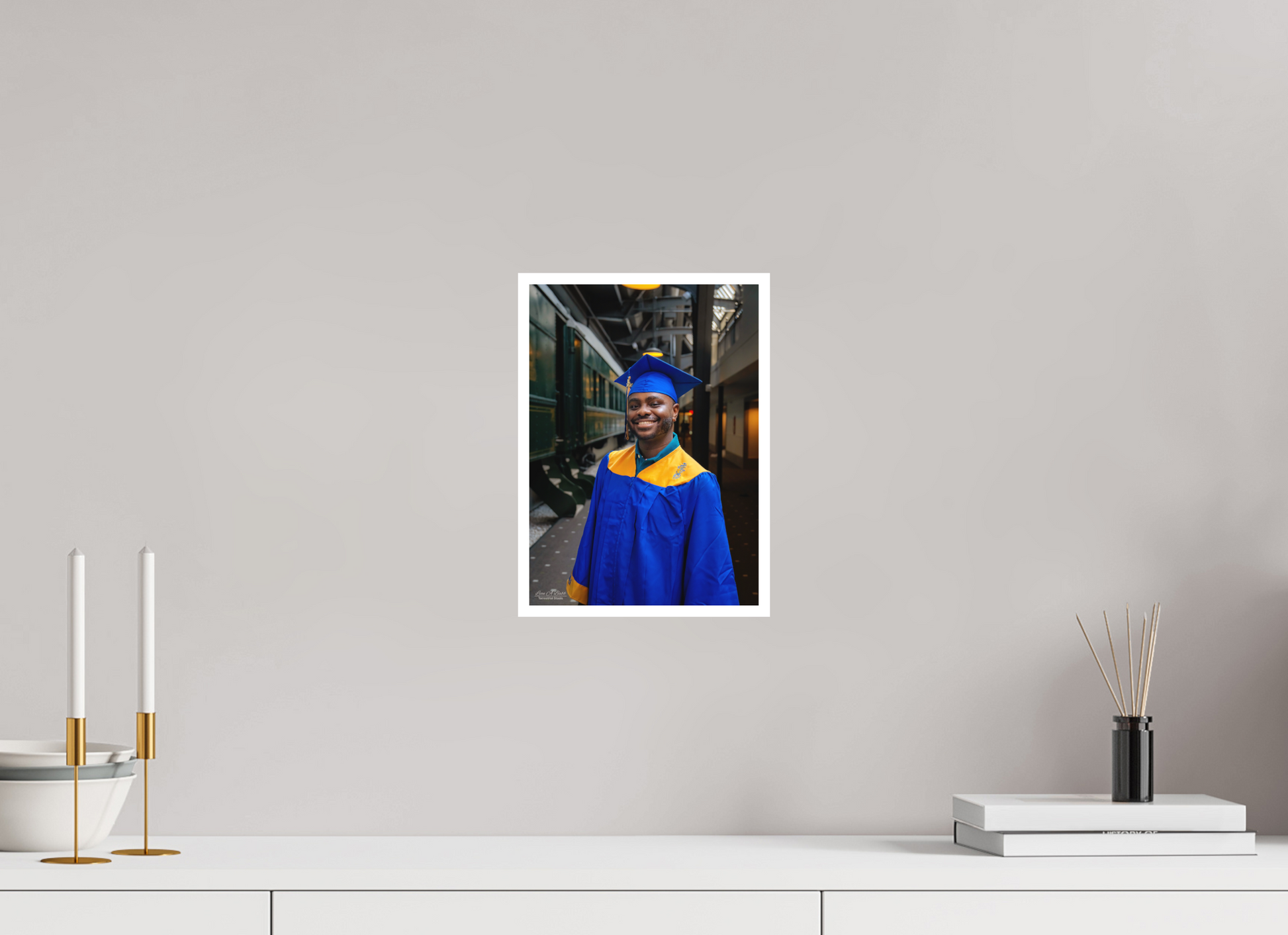8 x 11.2″, Print with Matte Lamination (15B) Joseph’s High School Graduation
