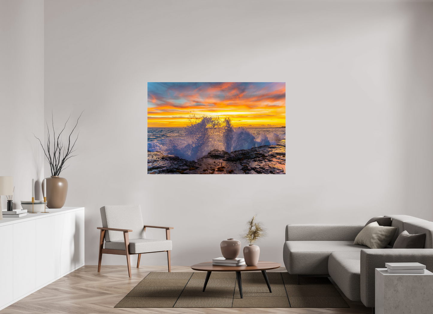 (05B) Crashing Waves at Sunset