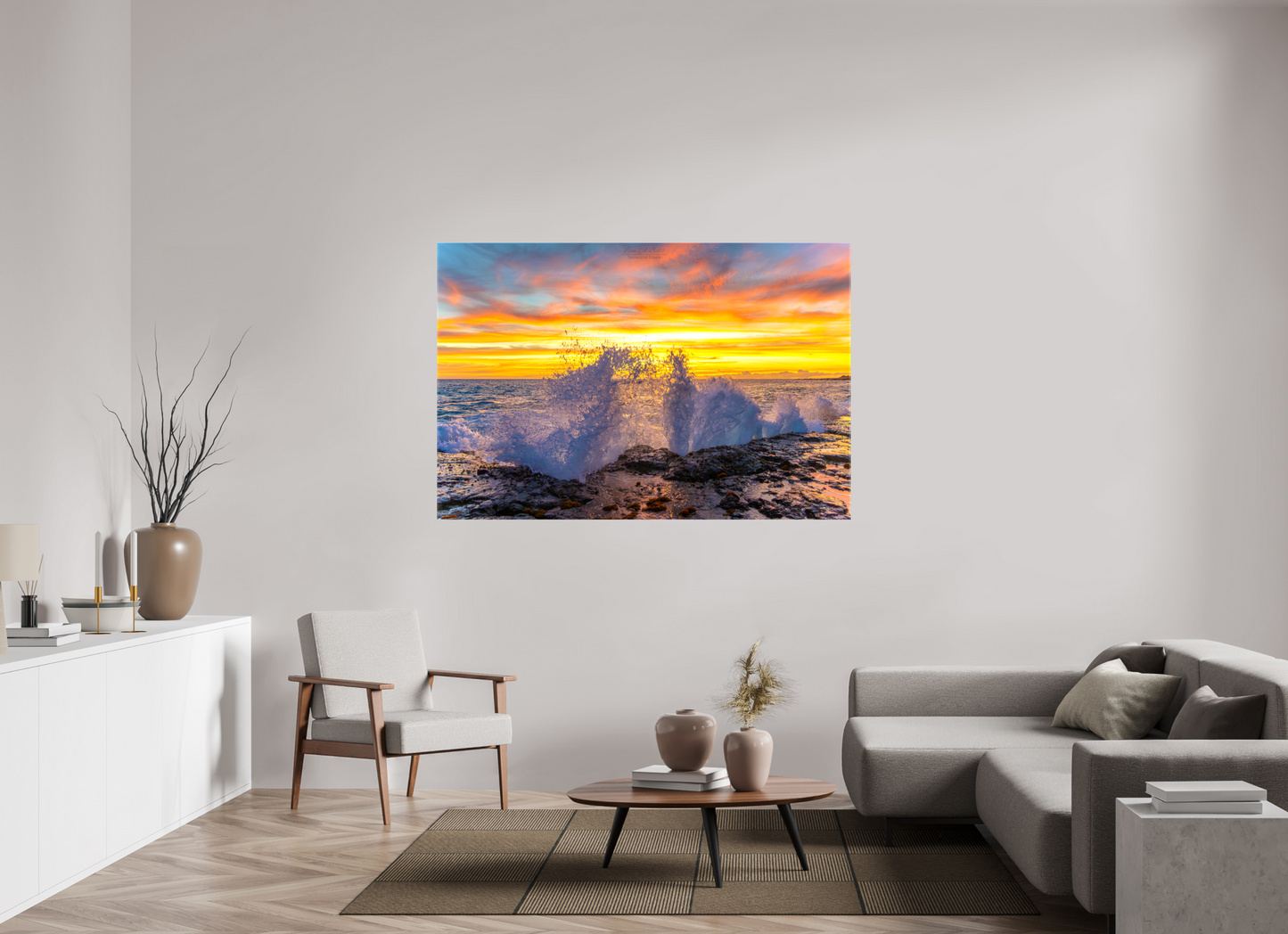 (05B) Crashing Waves at Sunset