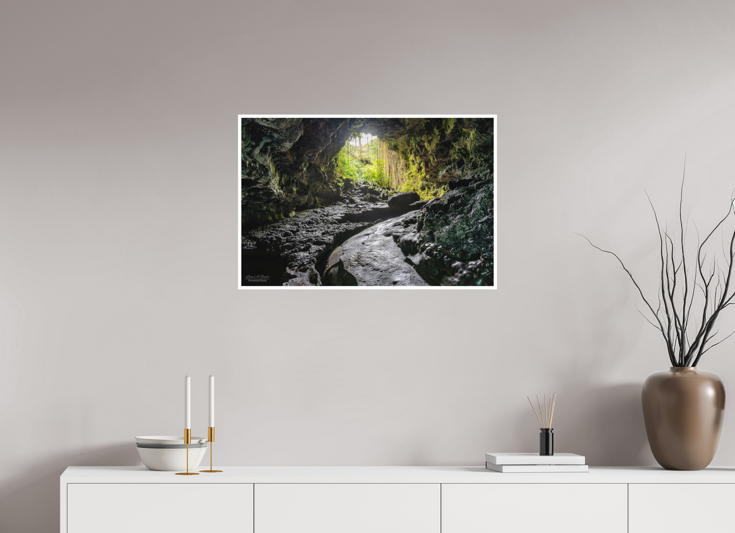 30 x 20″, Print with Matte Lamination Journey's End