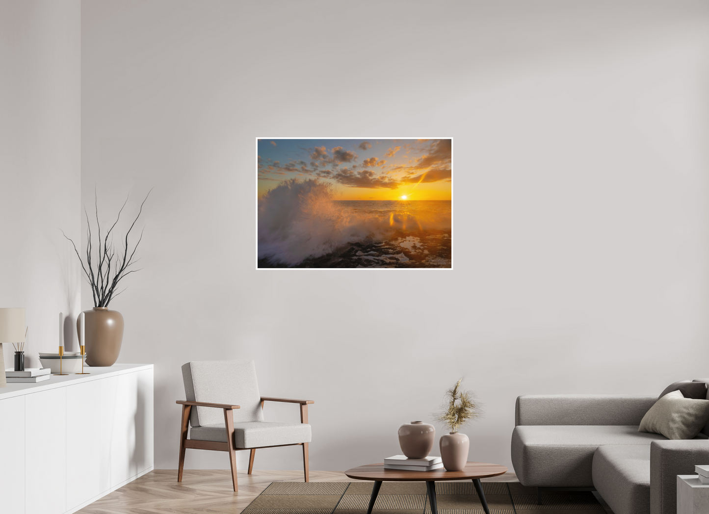 45 x 30″, Photo Print with Matte Lamination (05A) Kona Wave
