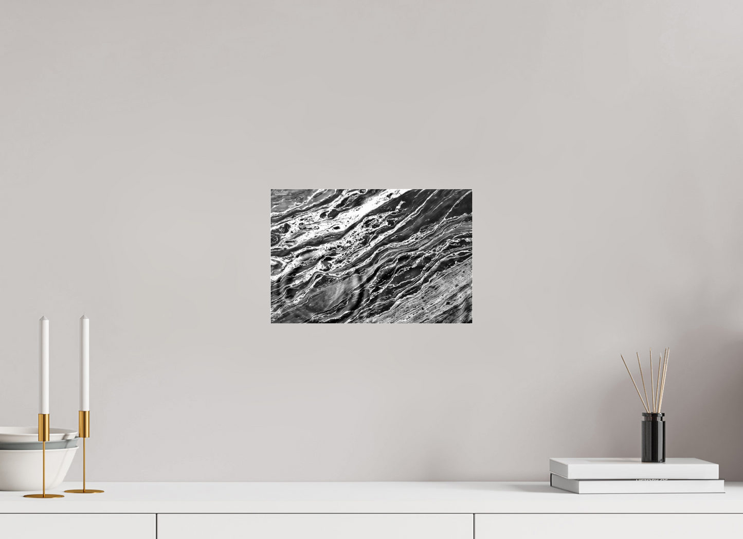 12 x 8″, Photo Print Under Acrylic Glass Aqua Sculpture