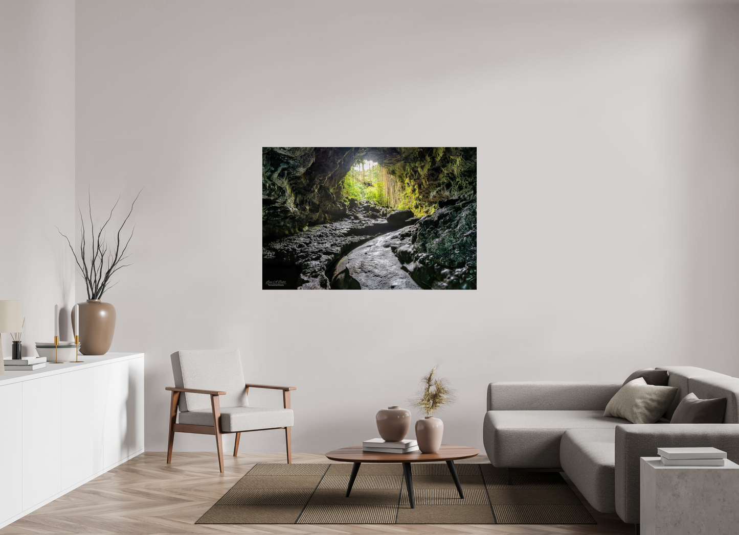 60 x 40″, Print with Aluminum Backing and Glossy Lamination Journey's End